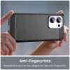 Techsuit - Carbon szilikon tok - Oppo Reno13 F 4G / Reno13 F 5G / Reno13 FS 5G - Fekete