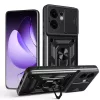 Techsuit - CamShield ütésálló tok - Oppo Reno13 F 4G / Reno13 F 5G / Reno13 FS 5G - Fekete