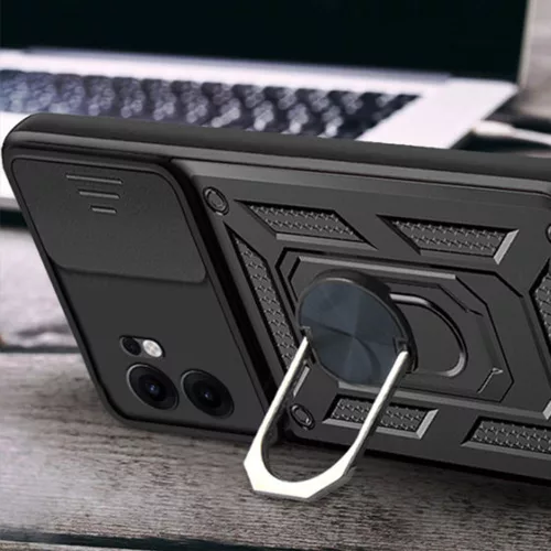 Techsuit - CamShield ütésálló tok - Oppo Reno13 F 4G / Reno13 F 5G / Reno13 FS 5G - Fekete