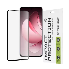   Techsuit - 111D Full Cover / Full Glue Glass - Oppo Reno13 F 4G / Reno13 F 5G / Reno13 FS 5G - Black