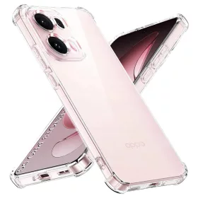   Techsuit - Shockproof Átlátszó Ütésálló Szilikon tok - Oppo Reno13 Pro - Átlátszó