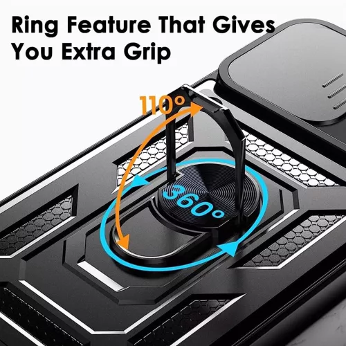 Techsuit - CamShield ütésálló tok - Oppo Reno13 - Fekete