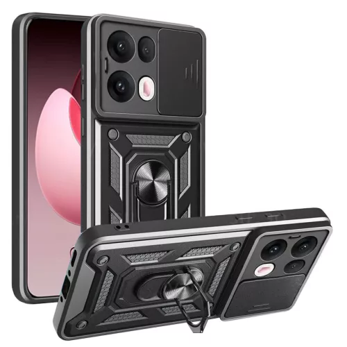 Techsuit - CamShield ütésálló tok - Oppo Reno13 Pro - Fekete