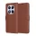 Techsuit - Leather Folio kinyitható tok - Xiaomi Redmi Note 14 Pro 4G - Barna