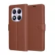Techsuit - Leather Folio - Xiaomi Redmi Note 14 Pro 4G - Brown