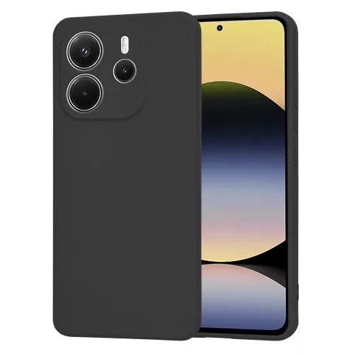 Techsuit - SoftFlex szilikon tok - Xiaomi Redmi Note 14 4G (Regional) - Fekete