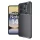 Techsuit - CarbonFiber szilikon tok - Xiaomi Redmi Note 14 4G (Regional) - Fekete