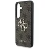 Guess - Keménytok 4G Nagy Fém Logó (GUHCS25S4GMGBR) - Samsung Galaxy S25 - Barna