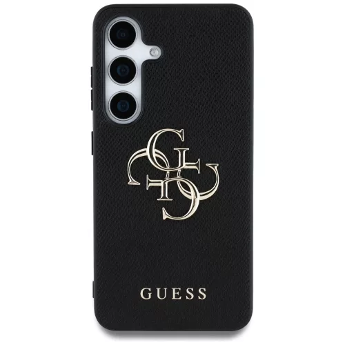 Guess - Hardcase 4G Grained Big and Classic Logo (GUHCS25SPGT4MBK) - Samsung Galaxy S25 - Black