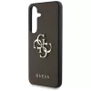 Guess - Hardcase 4G Grained Big and Classic Logo (GUHCS25SPGT4MBW) - Samsung Galaxy S25 - Brown