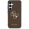 Guess - Hardcase 4G Grained Big and Classic Logo (GUHCS25SPGT4MBW) - Samsung Galaxy S25 - Brown