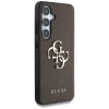 Guess - Hardcase 4G Grained Big and Classic Logo (GUHCS25SPGT4MBW) - Samsung Galaxy S25 - Brown