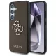 Guess - Keménytok 4G Szemcsézett Nagy és Klasszikus Logó (GUHCS25MPGT4MBW) - Samsung Galaxy S25 Plus - Barna
