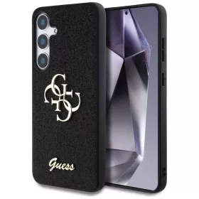   Guess - Csillámos Felirat Nagy 4G Logó (GUHCS25SHG4SGK) - Samsung Galaxy S25 - Fekete