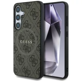   Guess - 4G Gyűrű Klasszikus Logó MagSafe (GUHMS25MG4GFRW) - Samsung Galaxy S25 Plus - Barna