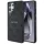 Guess - 4G Gyűrű Klasszikus Logó MagSafe (GUHMS25LG4GFRK) - Samsung Galaxy S25 Ultra - Fekete