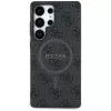 Guess - 4G Gyűrű Klasszikus Logó MagSafe (GUHMS25LG4GFRK) - Samsung Galaxy S25 Ultra - Fekete