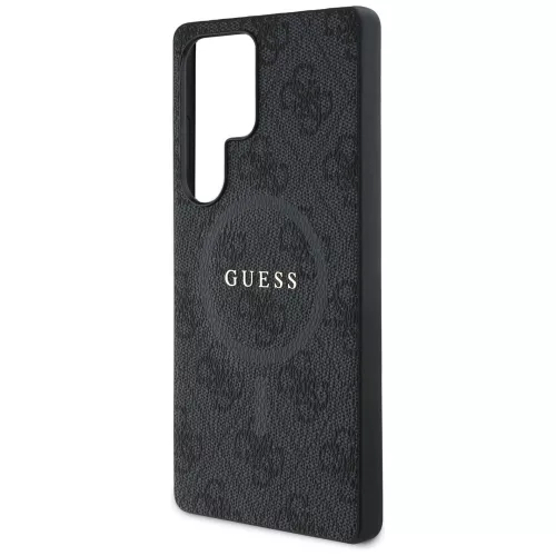 Guess - 4G Gyűrű Klasszikus Logó MagSafe (GUHMS25LG4GFRK) - Samsung Galaxy S25 Ultra - Fekete