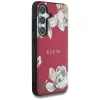 Guess - Virágos MagSafe (GUHMS25SPGNMPLMF) - Samsung Galaxy S25 - Fukszia