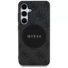 Guess - 4G Circle Classic Logo MagSafe (GUHMS25SP4PGRSGK) - Samsung Galaxy S25 - Black