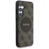 Guess - 4G Kör Klasszikus Logó MagSafe (GUHMS25SP4PGRSGW) - Samsung Galaxy S25 - Barna
