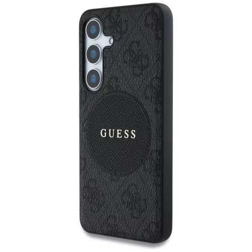 Guess - 4G Kör Klasszikus Logó MagSafe (GUHMS25MP4PGRSGK) - Samsung Galaxy S25 Plus - Fekete