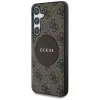 Guess - 4G Circle Classic Logo MagSafe (GUHMS25MP4PGRSGW) - Samsung Galaxy S25 Plus - Brown