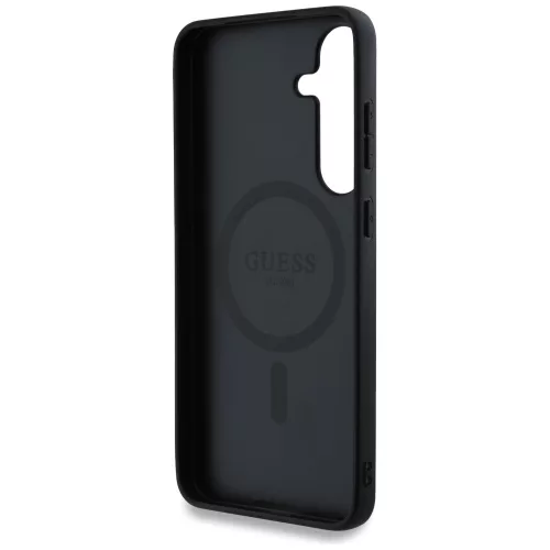 Guess - 4G Kör Klasszikus Logó MagSafe (GUHMS25MP4PGRSGW) - Samsung Galaxy S25 Plus - Barna
