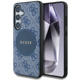   Guess - 4G Circle Classic Logo MagSafe (GUHMS25MP4PGRSGB) - Samsung Galaxy S25 Plus - Blue