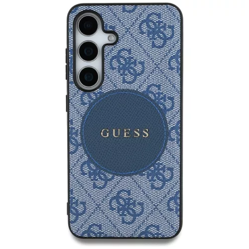 Guess - 4G Circle Classic Logo MagSafe (GUHMS25MP4PGRSGB) - Samsung Galaxy S25 Plus - Blue