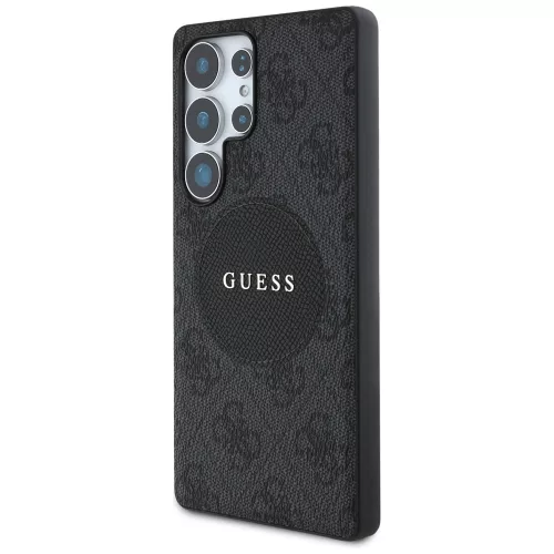 Guess - 4G Kör Klasszikus Logó MagSafe (GUHMS25LP4PGRSGK) - Samsung Galaxy S25 Ultra - Fekete