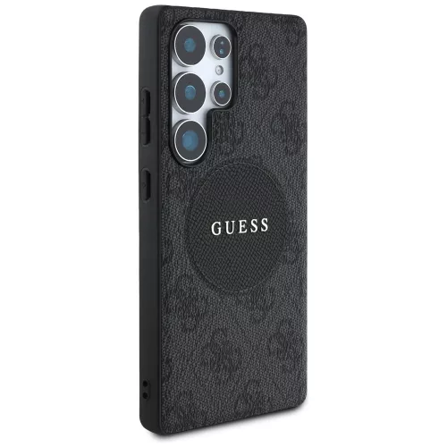 Guess - 4G Kör Klasszikus Logó MagSafe (GUHMS25LP4PGRSGK) - Samsung Galaxy S25 Ultra - Fekete