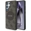 Guess - 4G Kör Klasszikus Logó MagSafe (GUHMS25LP4PGRSGW) - Samsung Galaxy S25 Ultra - Barna