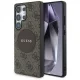 Guess - 4G Kör Klasszikus Logó MagSafe (GUHMS25LP4PGRSGW) - Samsung Galaxy S25 Ultra - Barna
