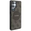 Guess - 4G Kör Klasszikus Logó MagSafe (GUHMS25LP4PGRSGW) - Samsung Galaxy S25 Ultra - Barna