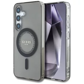   Guess - IML Rhinestones MagSafe (GUHMS25SPFTDTEK) - Samsung Galaxy S25 - Black