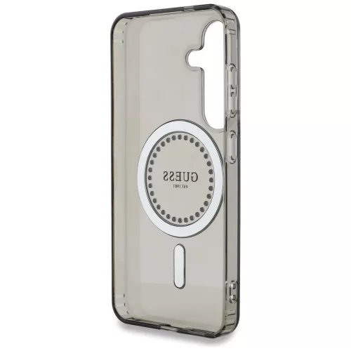 Guess - IML Rhinestones MagSafe (GUHMS25SPFTDTEK) - Samsung Galaxy S25 - Black