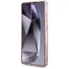 Guess - IML Strasszos MagSafe (GUHMS25LPFTDTEP) - Samsung Galaxy S25 Ultra - Rózsaszín