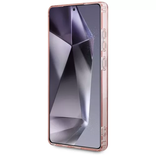 Guess - IML Strasszos MagSafe (GUHMS25LPFTDTEP) - Samsung Galaxy S25 Ultra - Rózsaszín
