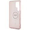 Guess - IML Strasszos MagSafe (GUHMS25LPFTDTEP) - Samsung Galaxy S25 Ultra - Rózsaszín