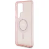 Guess - IML Strasszos MagSafe (GUHMS25LPFTDTEP) - Samsung Galaxy S25 Ultra - Rózsaszín