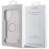 Guess - IML Strasszos MagSafe (GUHMS25LPFTDTEP) - Samsung Galaxy S25 Ultra - Rózsaszín