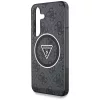 Guess - IML Metal Glitter 4G Circle Triangle MagSafe (GUHMS25SHG4PRTGK) - Samsung Galaxy S25 - Black