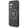 Guess - IML Metal Glitter 4G Circle Triangle MagSafe (GUHMS25SHG4PRTGK) - Samsung Galaxy S25 - Black