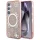 Guess - IML Bazsarózsa 4G Háttéren MagSafe (GUHMS25SH4PYEEP) - Samsung Galaxy S25 - Rózsaszín