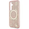 Guess - IML Bazsarózsa 4G Háttéren MagSafe (GUHMS25SH4PYEEP) - Samsung Galaxy S25 - Rózsaszín