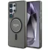 Guess - IML Glitter Circle MagSafe (GUHMS25LHFGEREK) - Samsung Galaxy S25 Ultra - Black