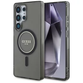   Guess - IML Glitter Circle MagSafe (GUHMS25LHFGEREK) - Samsung Galaxy S25 Ultra - Black