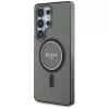 Guess - IML Glitter Circle MagSafe (GUHMS25LHFGEREK) - Samsung Galaxy S25 Ultra - Black