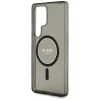 Guess - IML Glitter Circle MagSafe (GUHMS25LHFGEREK) - Samsung Galaxy S25 Ultra - Black